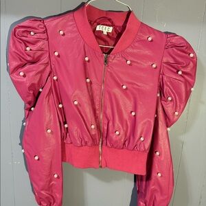 Beaded cropped jacket